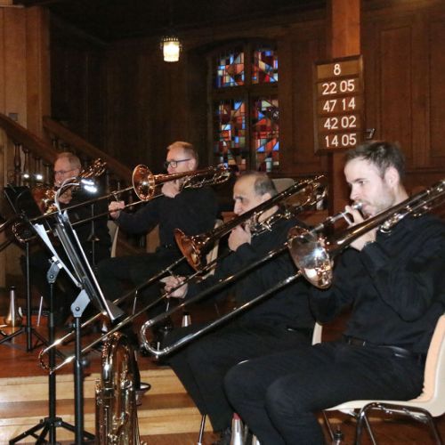 Concert à Sainte-Croix (Crédit photo : Martine Stoeckli)