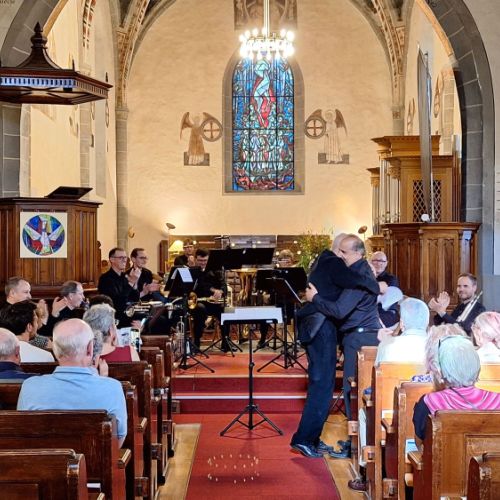 Grande émotion avec Angiolino Delveccchio et le directeur musical Michel Burnand