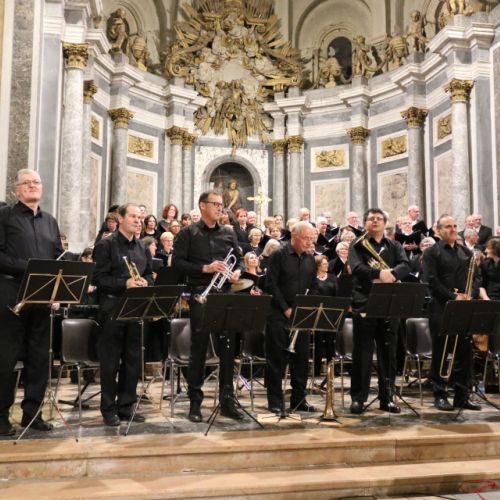 Concert (Gloria de Rutter) à Autun en France en avril 2019